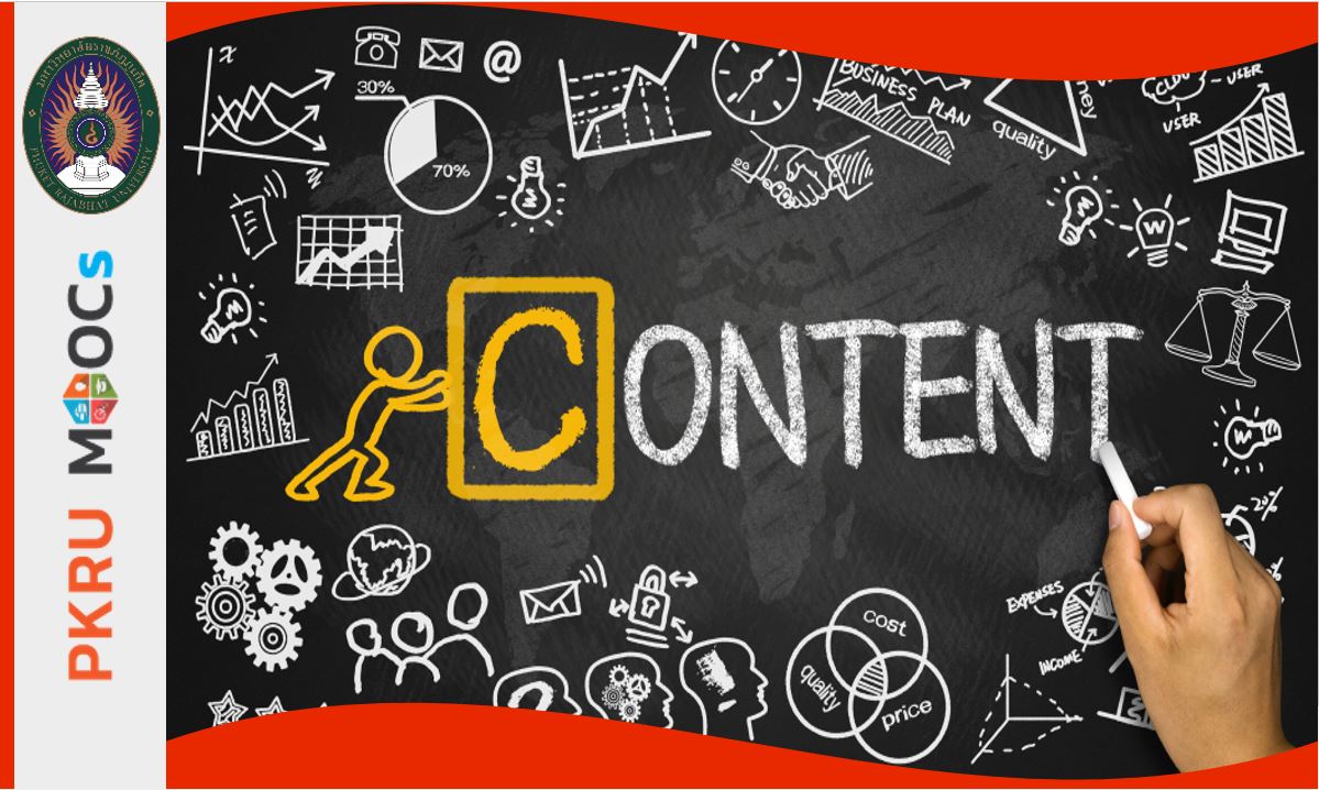 การสร้างและการจัดการเนื้อหาสารสนเทศ Information Content Creation and Management PKRUMOOCs6313270